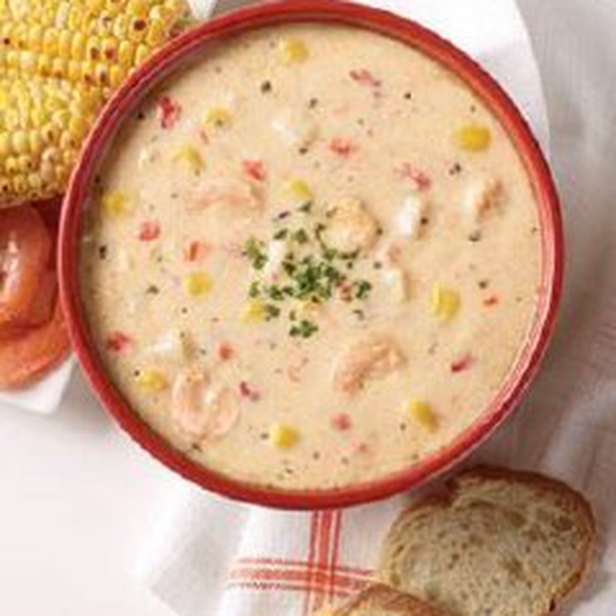 Shrimp and corn chowder
